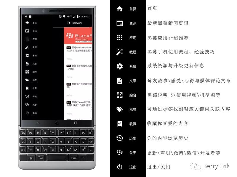 黑莓爱好者网站 BerryLink 安卓客户端正式版隆重推出